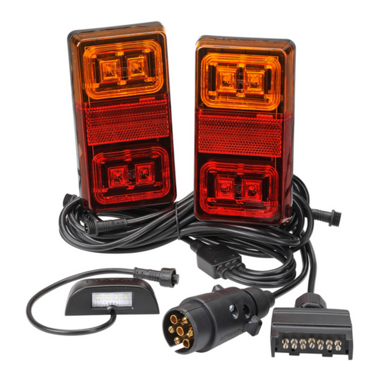Narva LED Trailer Lamp Kit - Rectangular - 12V - 2 Pack