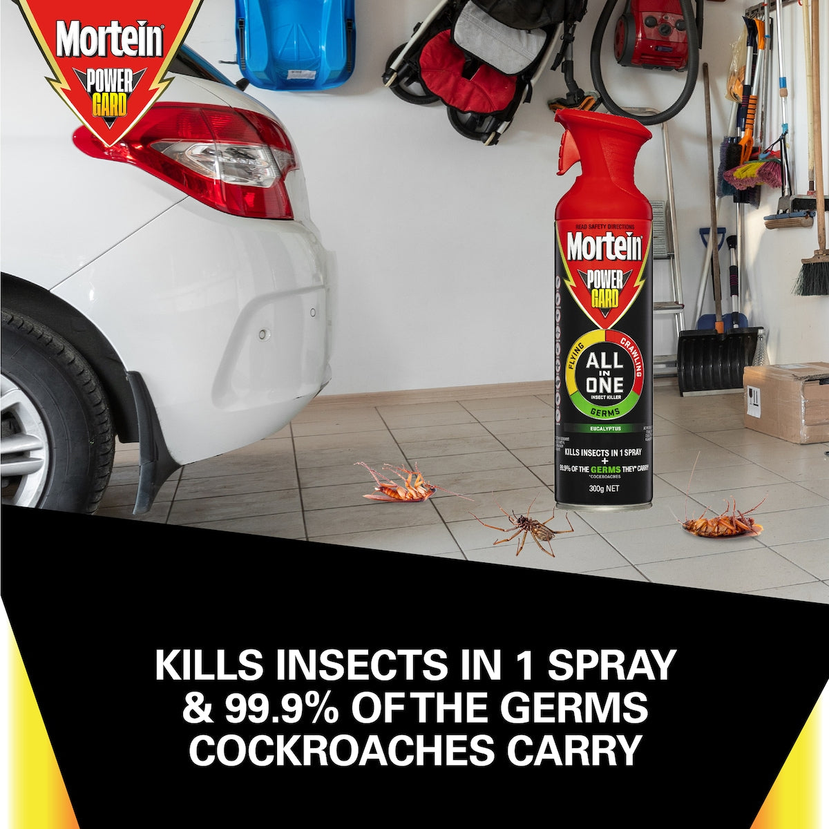Mortein Powergard All-in-one Multi-insect Killer Eucalyptus 300g