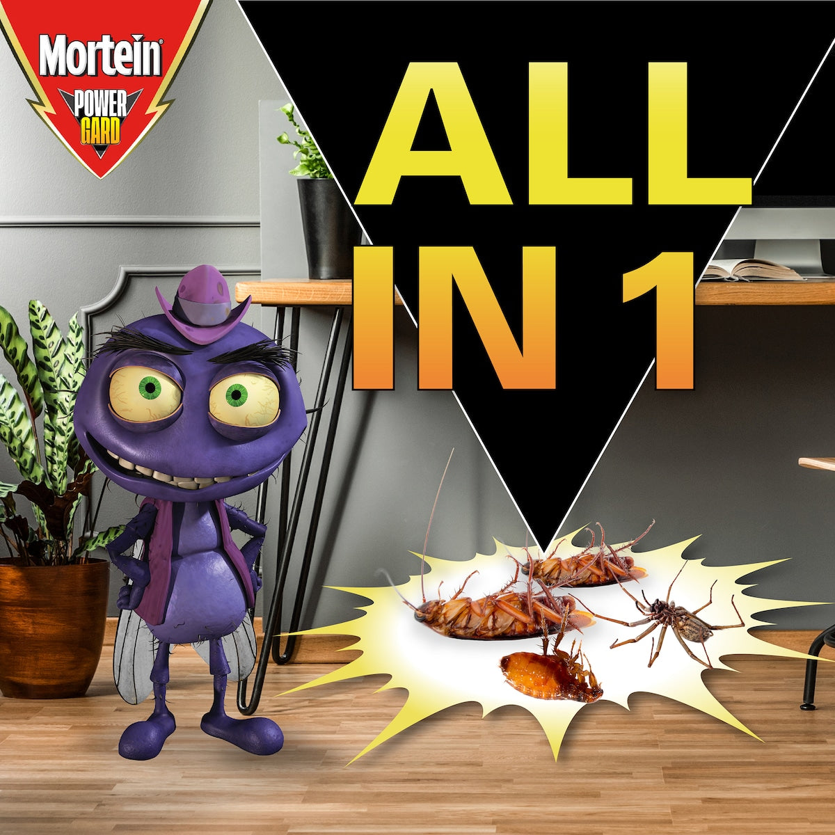 Mortein Powergard All-in-one Multi-insect Killer Eucalyptus 300g