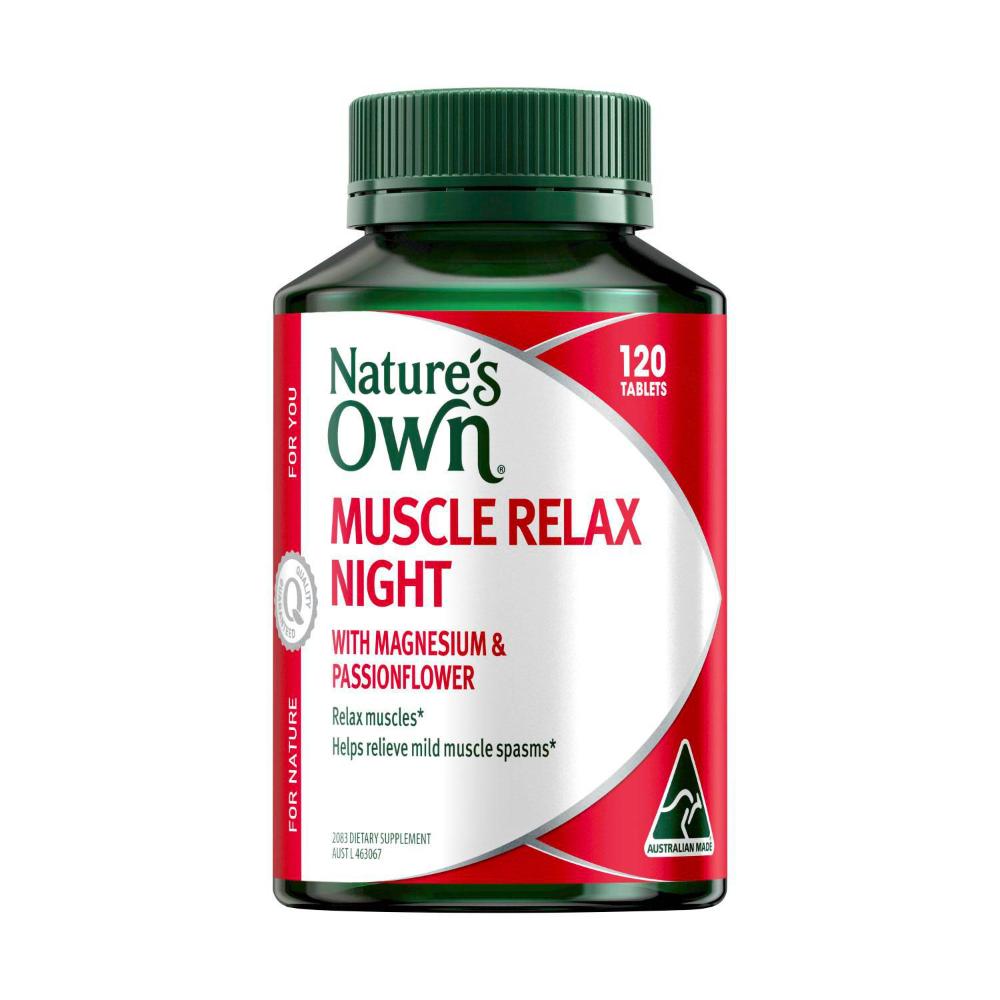 Natures Own Magnesium Night Muscle Recovery - 120 Pack