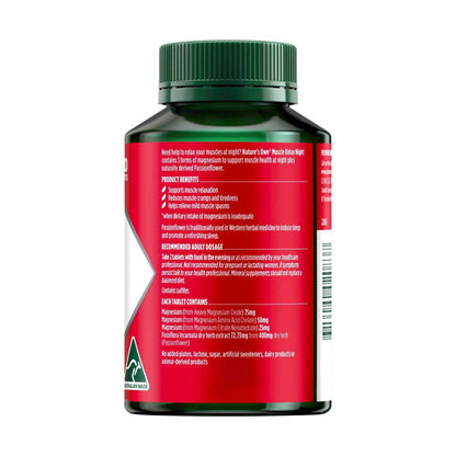 Natures Own Magnesium Night Muse Recovery - 120 Pack