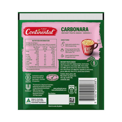 Continental Cup A Pasta Carbonara - 50g
