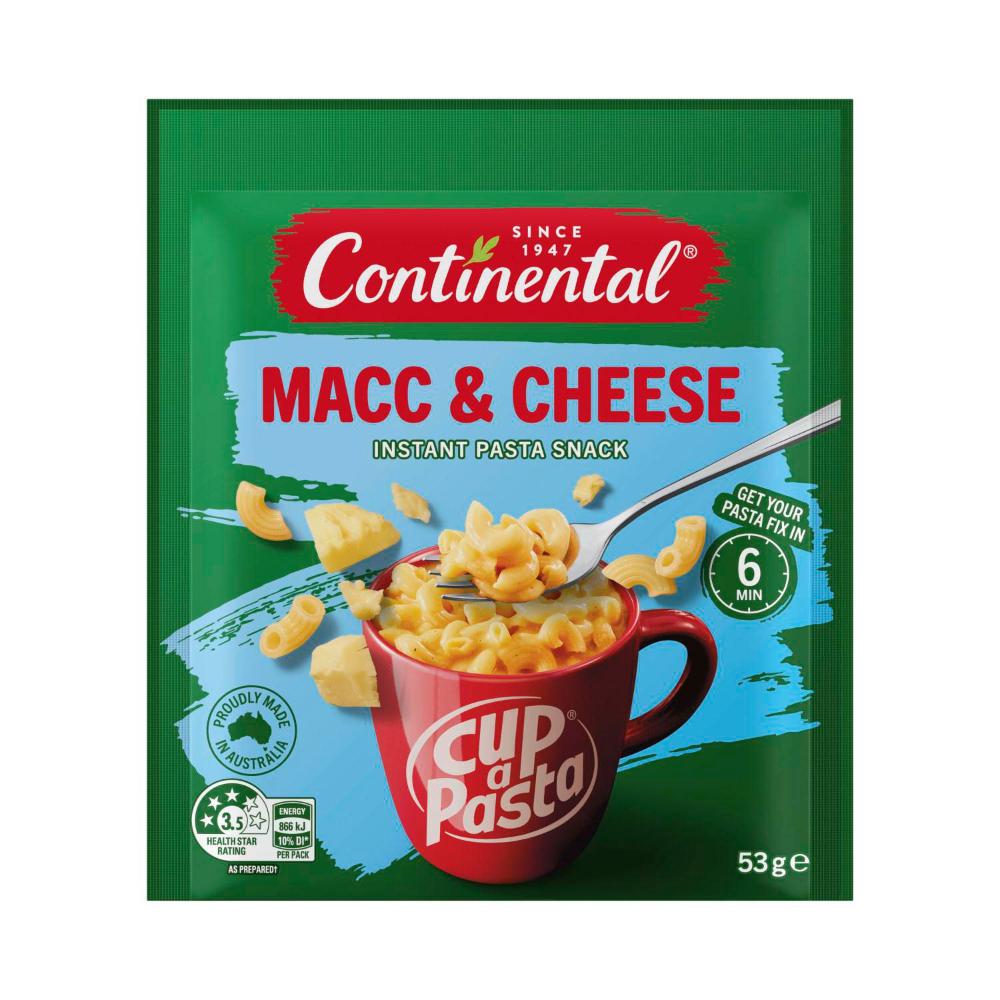 Continental Cup A Pasta Macaroni & Cheese - 53g