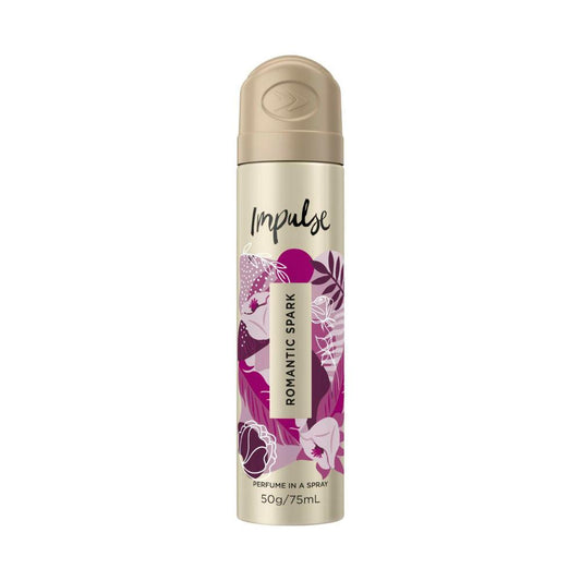 Impulse Body Spray Romantic Spark Spray - 75mL