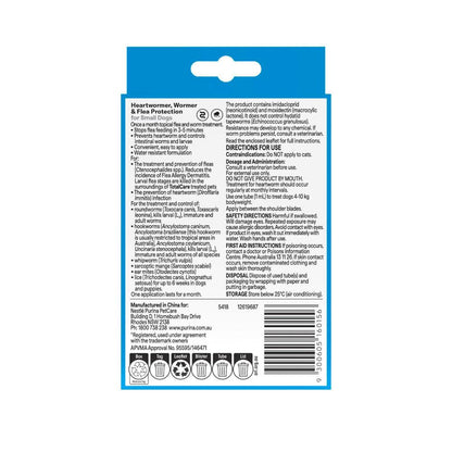 Totalcare Heartworm Flea Prot Small Dog Treatment - 1 Pack