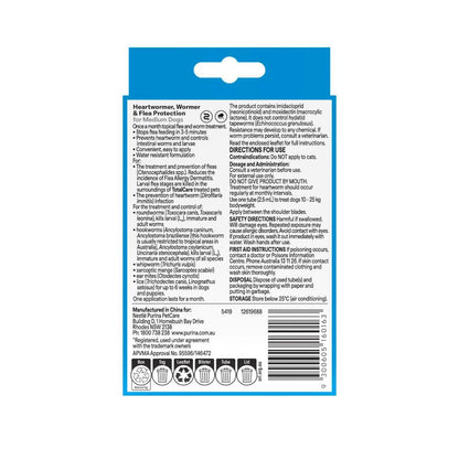 Totalcare Heartworm Flea Prot Med Dog Treatment - 1 Pack