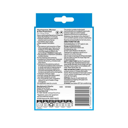 Totalcare Heartworm Flea Prot Large Dog Treatment - 1 Pack