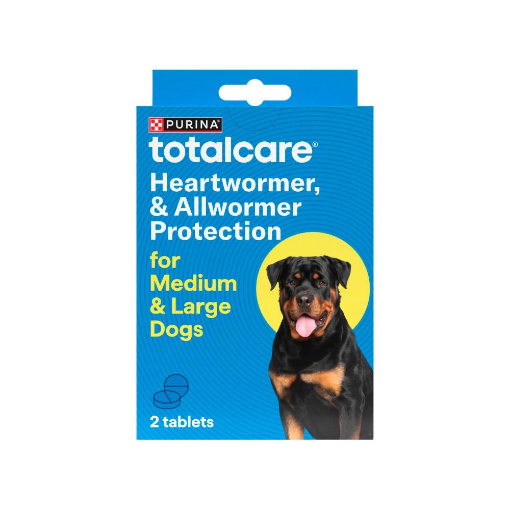 Totalcare Heartwormer Prot Medium & Large Dogs Treatment - 2 Pack