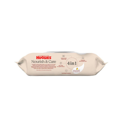 Huggies Ultimate Wipes Nourish & Care Wipes - 64 Pack