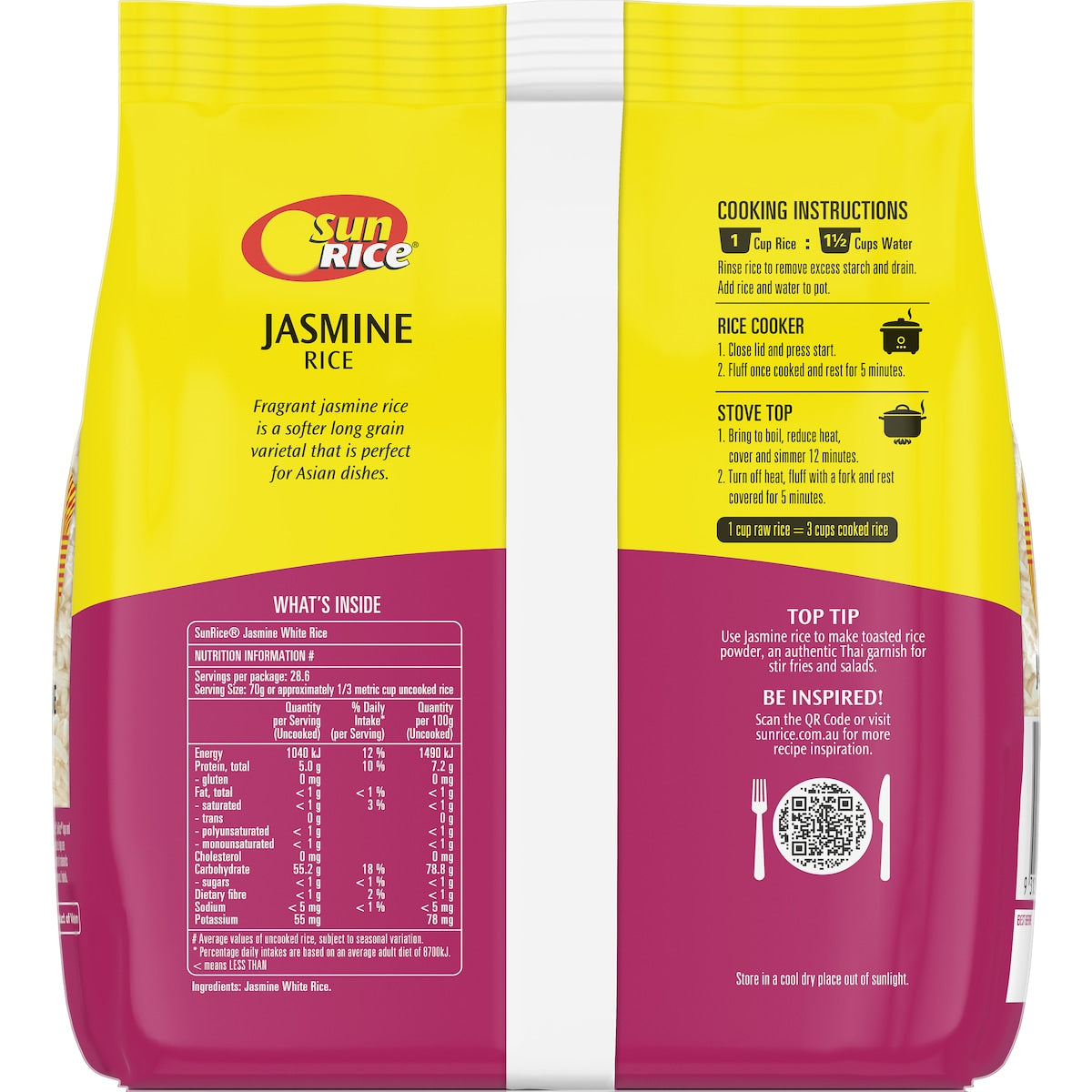 Sunrice Jasmine 2kg