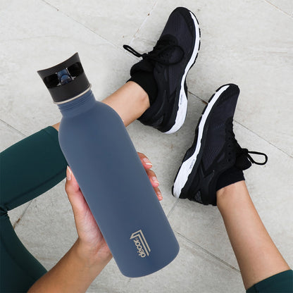 Decor Snap N Seal Stainless Steel Water Drink Bottle 1l Each