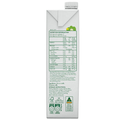 Australias Own A2 Protein Full Cream Uht Milk 1l