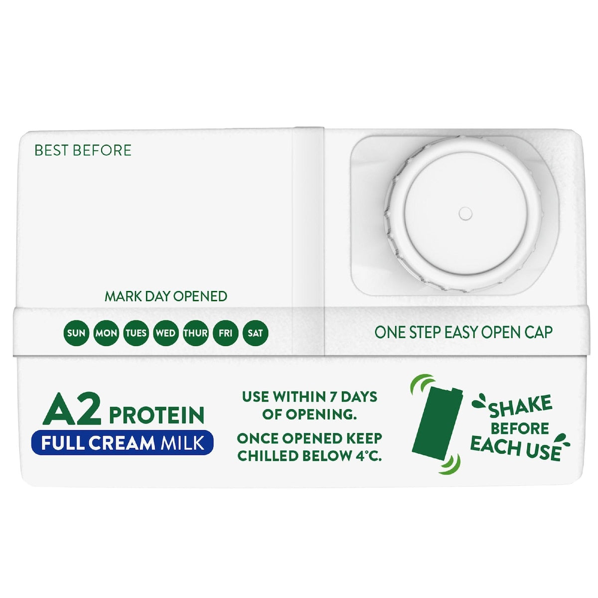 Australias Own A2 Protein Full Cream Uht Milk 1l
