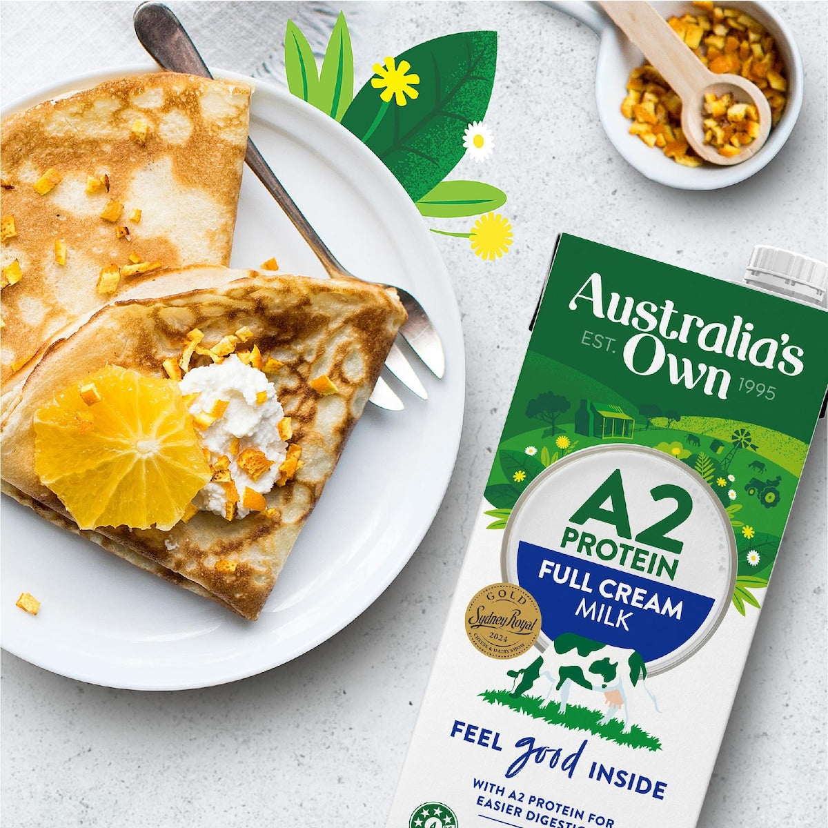 Australias Own A2 Protein Full Cream Uht Milk 1l