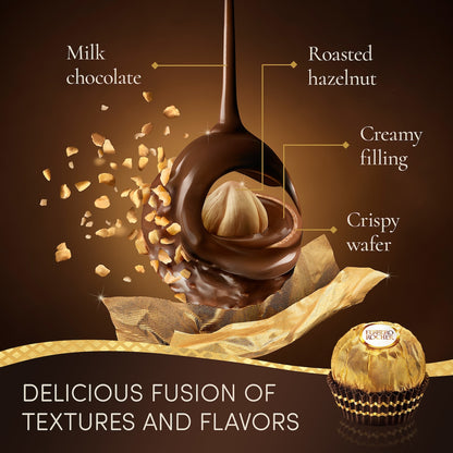 Ferrero Rocher Chocolate Gold Cube Tin 18 Pack