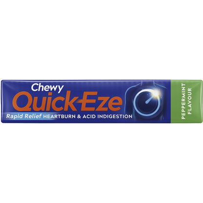 Quick-eze Antacids Peppermint Chewy 8 Pack