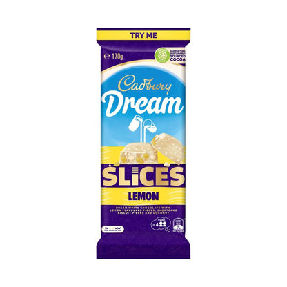 Cadbury Dream Lemon Slice Block Chocolate - 170g