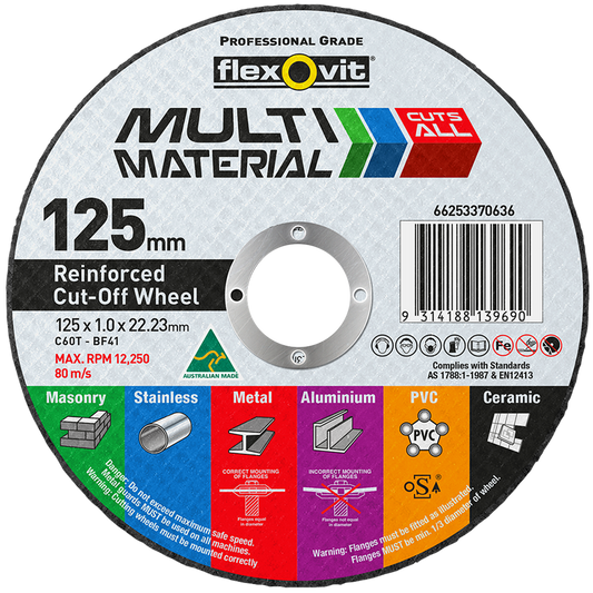 Flexovit Cut Off Wheel - 125mm