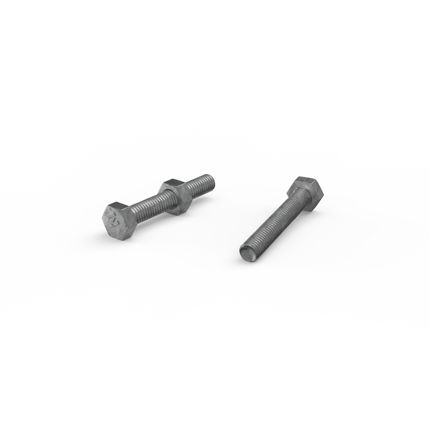 Zenith M6 x 40mm - Hot Dip Galvanised Hex Head Bolts & Nuts