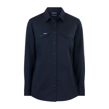 Citeco Women's Long Sleeve Shirt - Size 14 - Navy