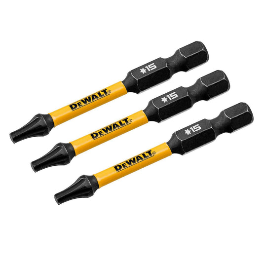 Dewalt Flextorq Screwdriver Bit 57mm TX15 3 Pack