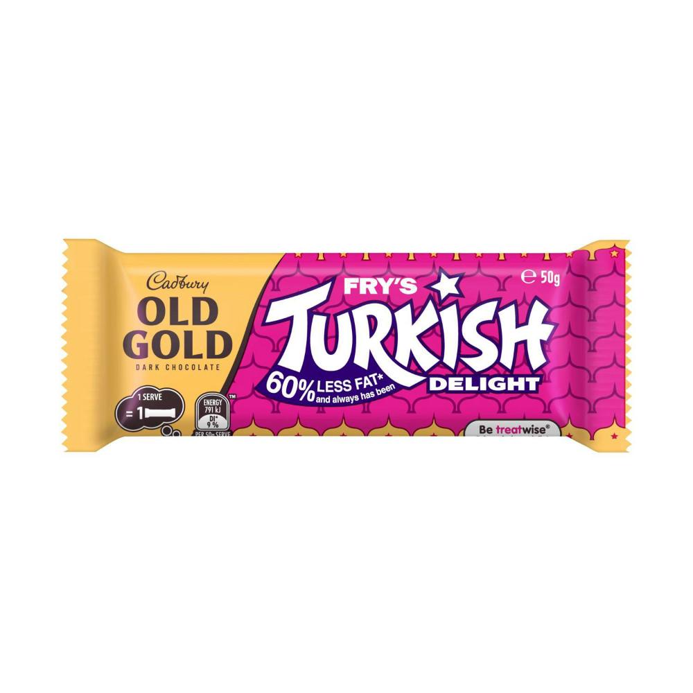 Cadbury Turkish Delight Dark Chocolate Bar - 50g