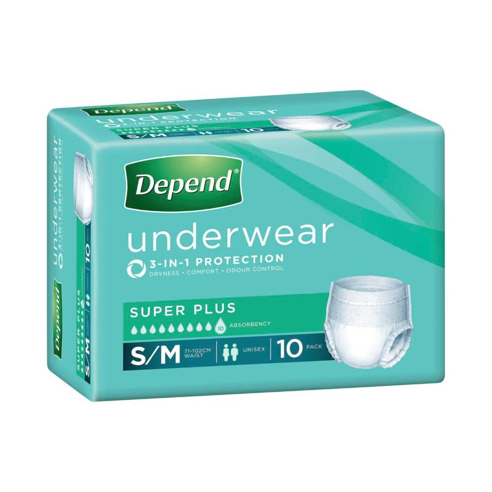 Depend Underwear Super Plus Small/medium - 10 Pack