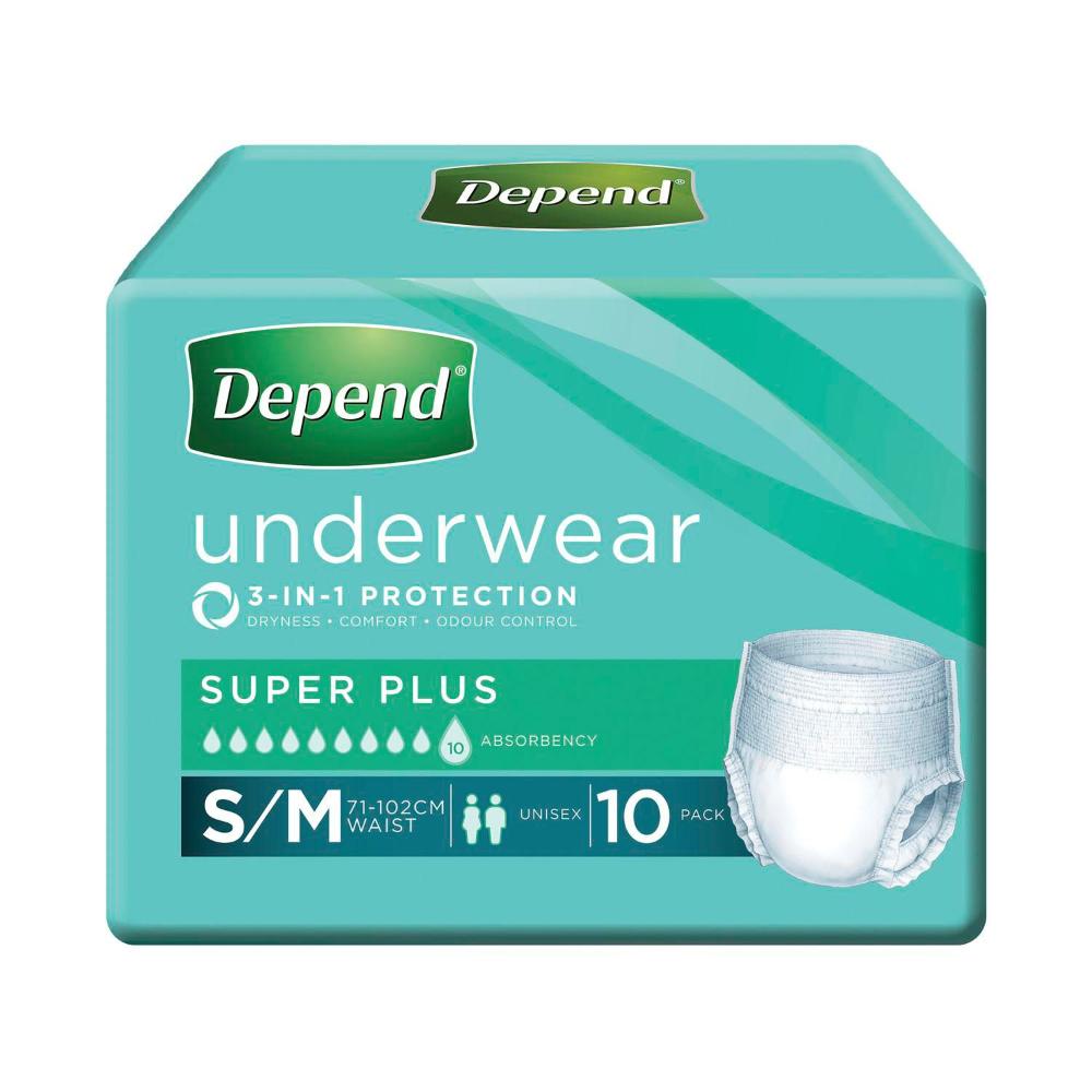 Depend Underwear Super Plus Small/medium - 10 Pack