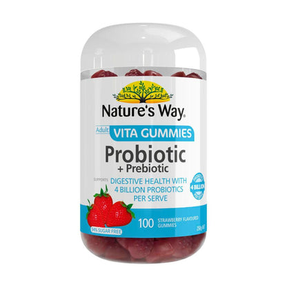 Nature's Way Adult Gummie Probiotic & Prebotic - 100 Pack