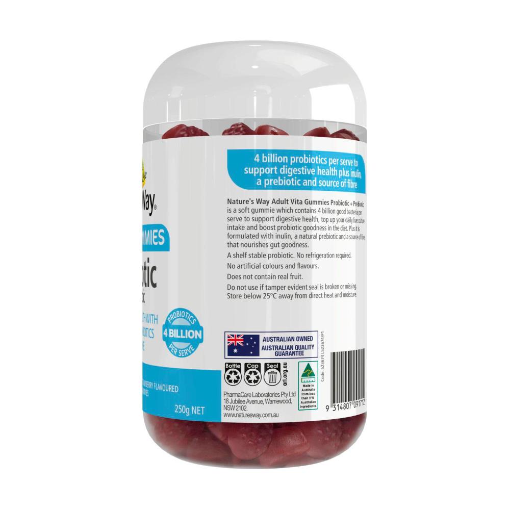 Nature's Way Adult Gummie Probiotic & Prebotic - 100 Pack