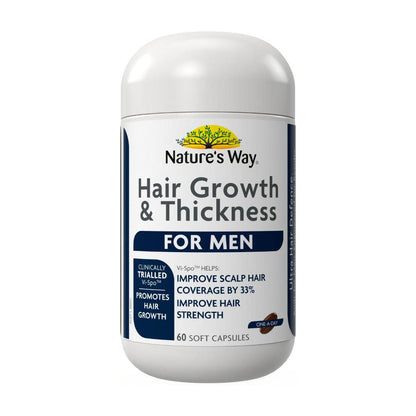 Nature's Way Hair Growth & Thickness For Men - 60 Pack