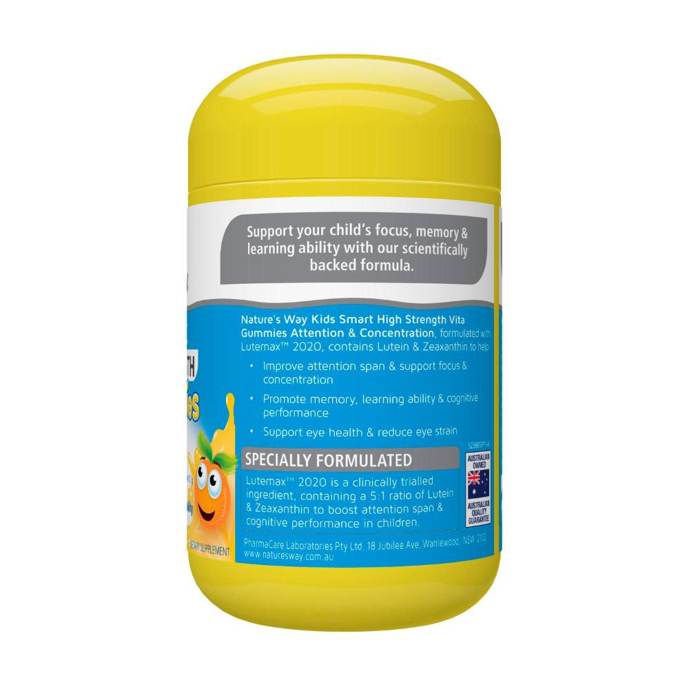 Nature's Way Kids Gummies Attention & Concentration - 40 Pack