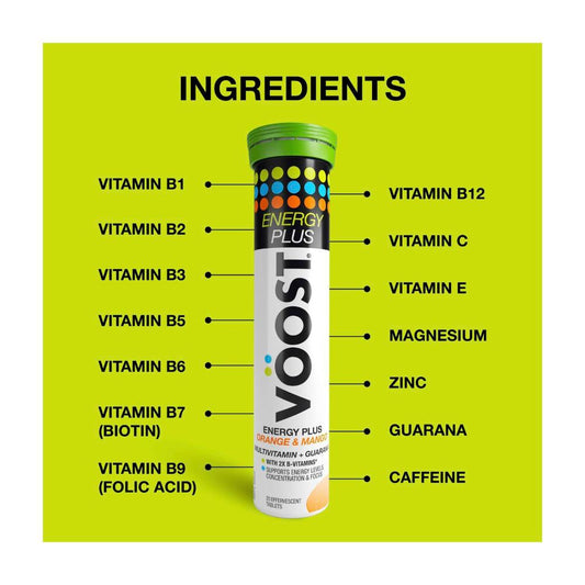 Voost Energy Orange & Mango Effervescent Vitamins - 20 Pack