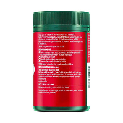 Natures Own Magnesium Glycinate - 200 Pack