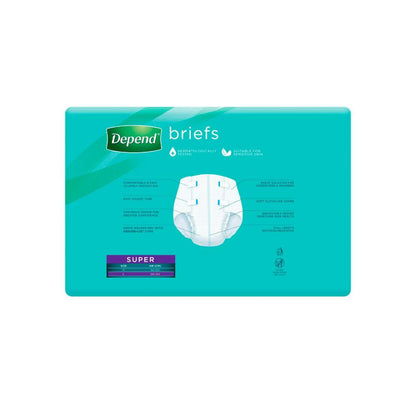 Depend Brief Super Large - 20 Pack