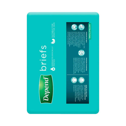 Depend Brief Super Large - 20 Pack