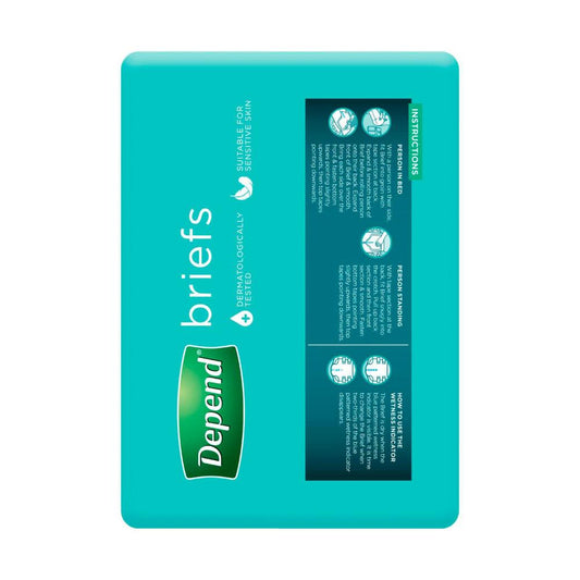 Depend Brief Super Plus Medium - 15 Pack