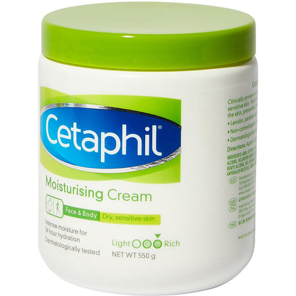 Cetaphil Moisturising Cream For Face & Body 550g
