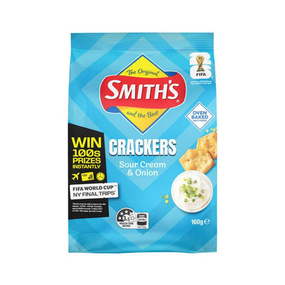 Smith's Crackers Sour Cream & Onion - 160g