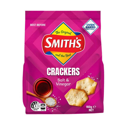 Smith's Crackers Salt & Vinegar - 160g
