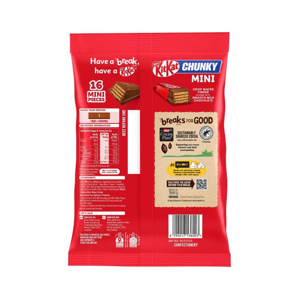 Kitkat Chunky Mini 16 Pieces - 256g