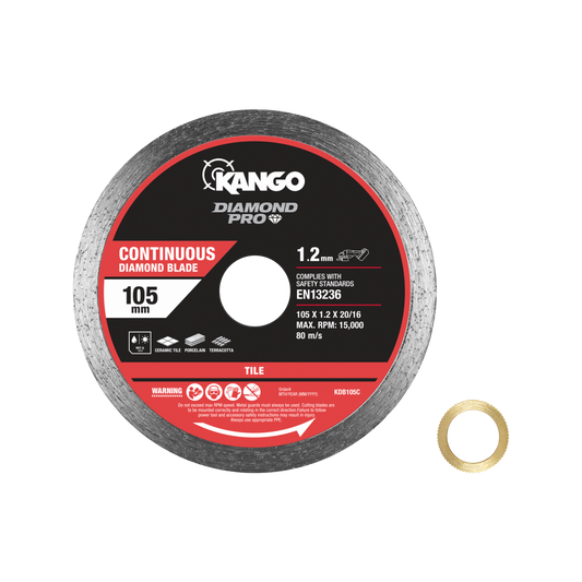 Kango Diamond Pro 105mm Continuous Diamond Blade For Tiles