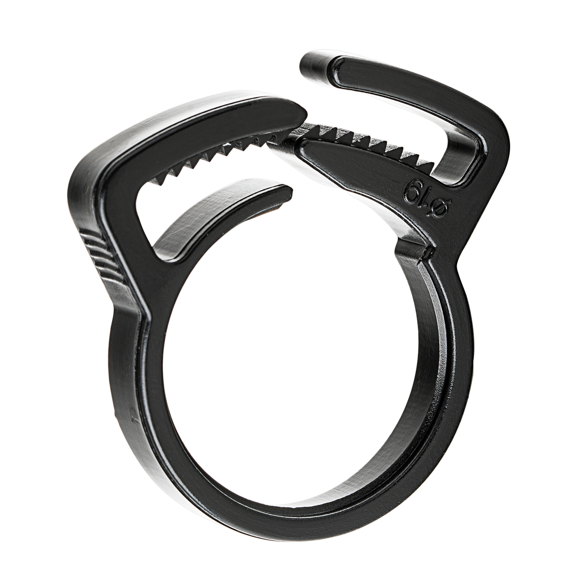 K Rain 19mm Ratchet Clamp - 25 Pack - Black - UV Stabilised