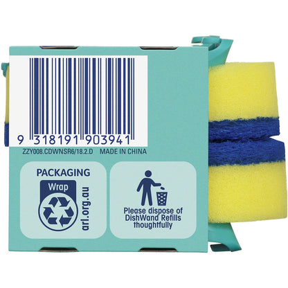 Chux Dishwand Non Scratch Refills 6 Pack