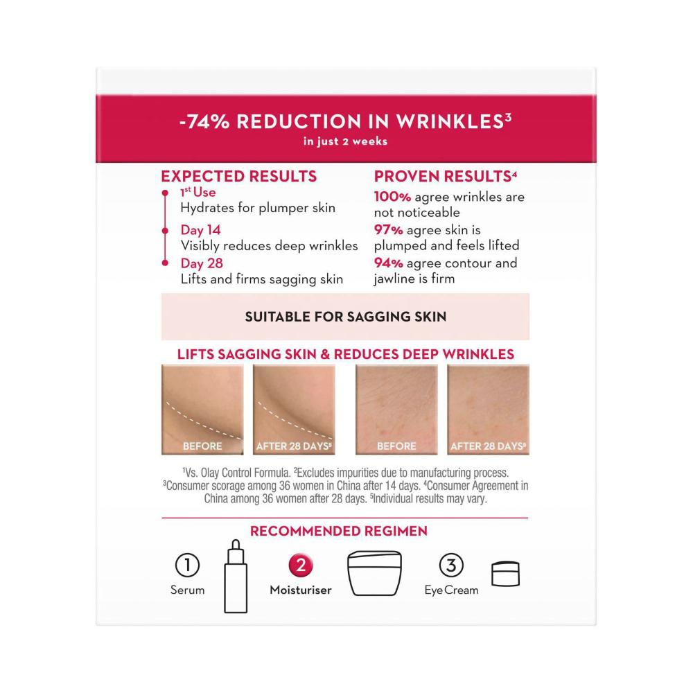 Olay Regenerist Super Collagen Peptides Moisturiser - 45g