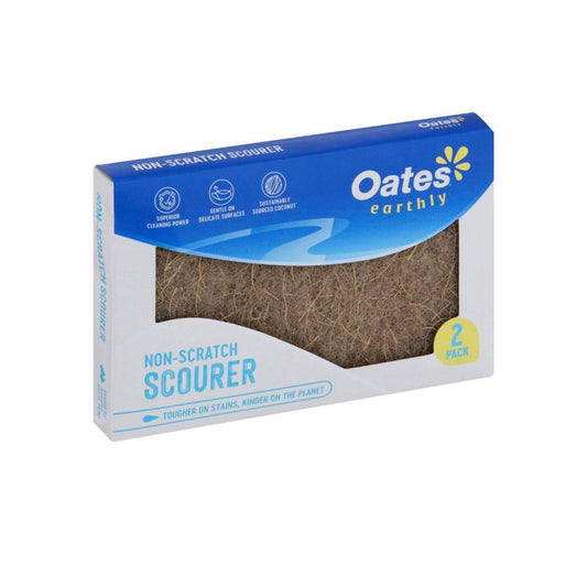Oates Earthly Non-scratch Scourer - 2 Pack