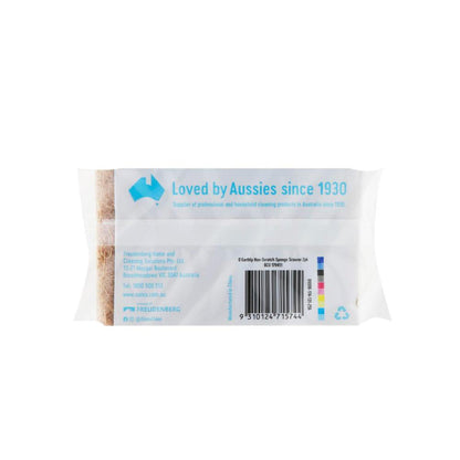 Oates Earthly Non-scratch Sponge Scourer - 2 Pack