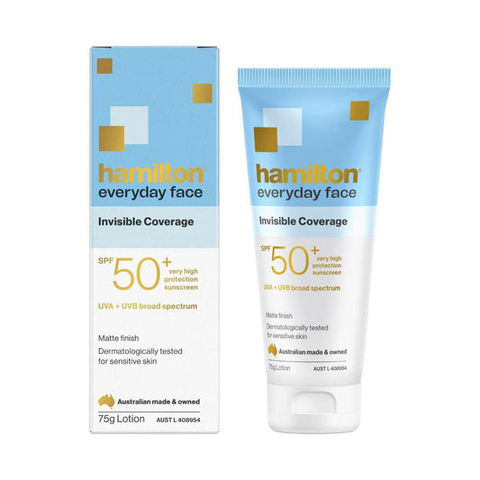 Hamilton Everyday Face Invisible Sunscreen SPF 50+ - 75g