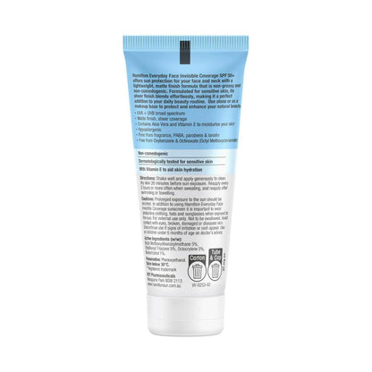 Hamilton Everyday Face Invisible Sunscreen SPF 50+ - 75g