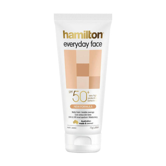 Hamilton Everyday Face Invisible Sunscreen SPF 50+ - 75g